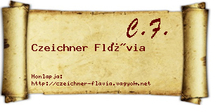 Czeichner Flávia névjegykártya